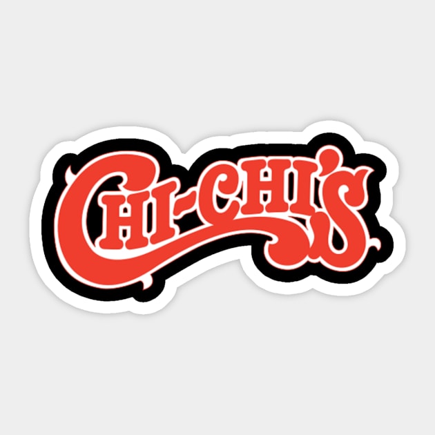 Chi-Chi's Restaurant Retro Vintage Sticker by Ghost Of A Chance 